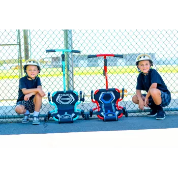 EzyRoller Drifter X beenbediende drift-kart voor kinderen vanaf 4-12+, rood