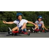 EzyRoller Drifter X beenbediende drift-kart voor kinderen vanaf 4-12+, rood
