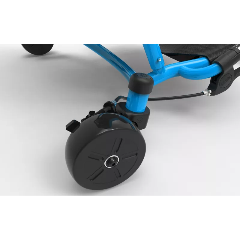 EzyRoller Drifter Pro X voetbediende drift-gokart voor kinderen vanaf 10 jaar - blauw