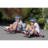 EzyRoller Drifter Pro X voetbediende drift-gokart voor kinderen vanaf 10 jaar - blauw