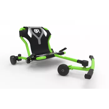 EzyRoller Drifter Pro X voetbediende drift-gokart voor kinderen vanaf 10 jaar - groen