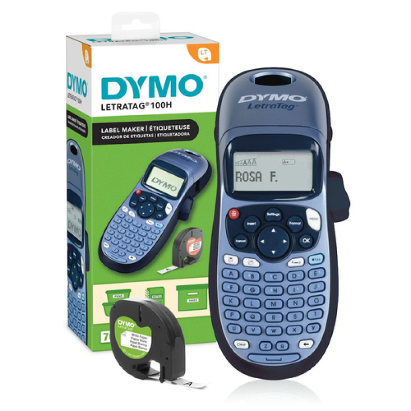 Dymo LetraTag LT-100H labelprinter geschikt voor LT 12 mm banden