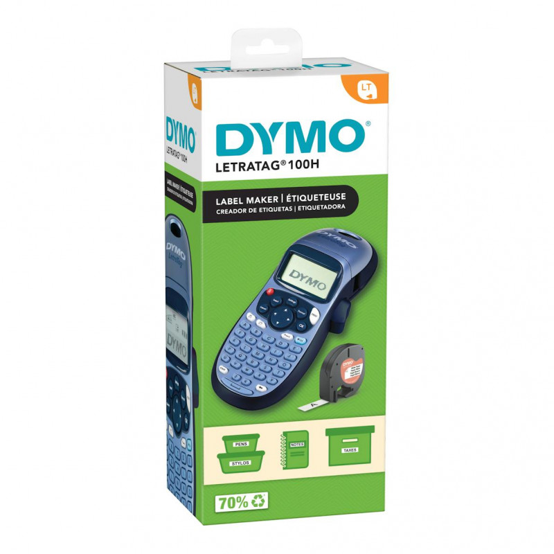 Dymo LetraTag LT-100H labelprinter geschikt voor LT 12 mm banden