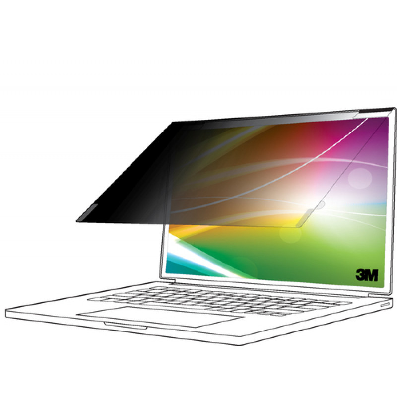 3M privacyfilter voor notebook - helder scherm - afneembaar - flip/plak - 35 cm (13,8 inch)