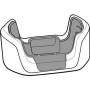 Zebra handheld-laadschaal (verpakking van 5)