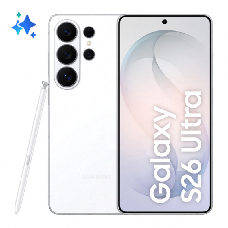 Samsung Galaxy S26 Ultra, 17,5 cm (6,9 inch), 12 GB, 256 GB, 200 MP, Android 16.0, wit