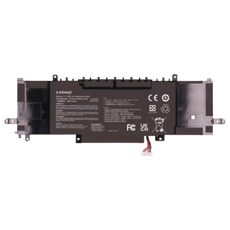 2-power hoofaccupack - batterij - 3.400 mAh (2P-0B200-03420200)