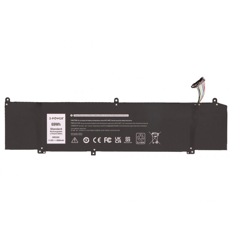 2-power Dell Alienware M15 hoofaccupack - accu - 69 mAh (2P-0JJPFK)