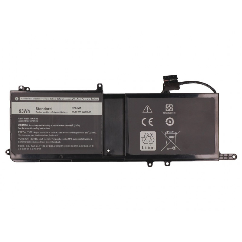 2-power hoofaccupack Dell Alienware 15 R3 R4 17 R4 R5 - batterij - 93 mAh (2P-0546FF)