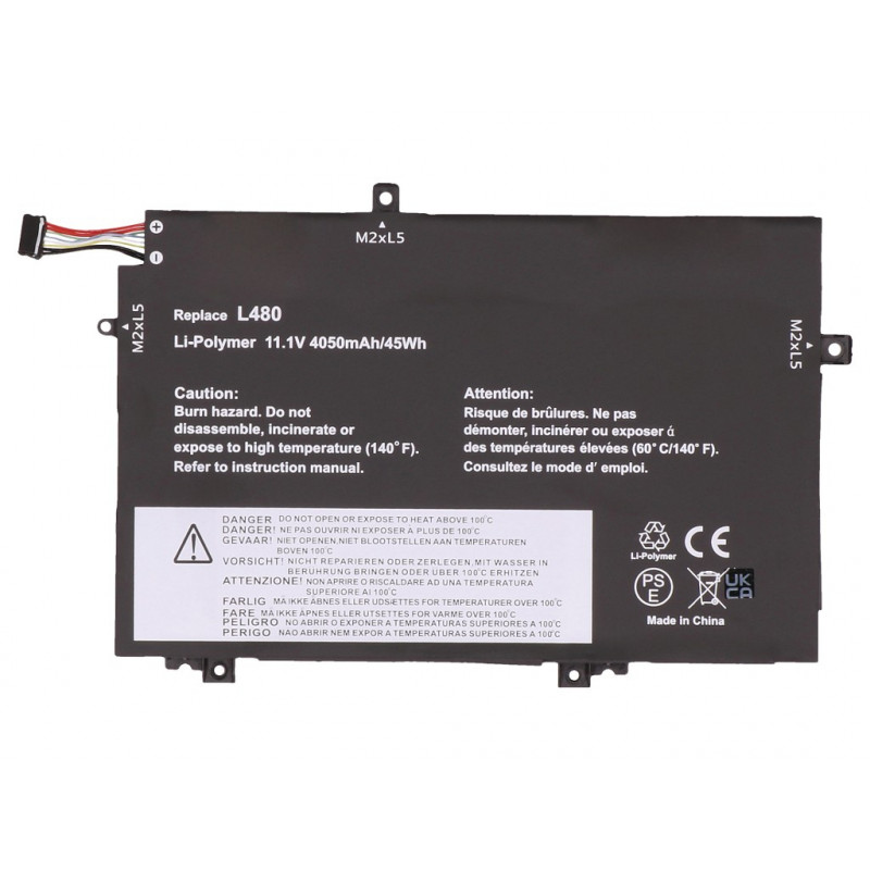 2-power hoofaccupack Lenovo ThinkPad L480 20LS - batterij - 50 mAh (2P-01AV466)