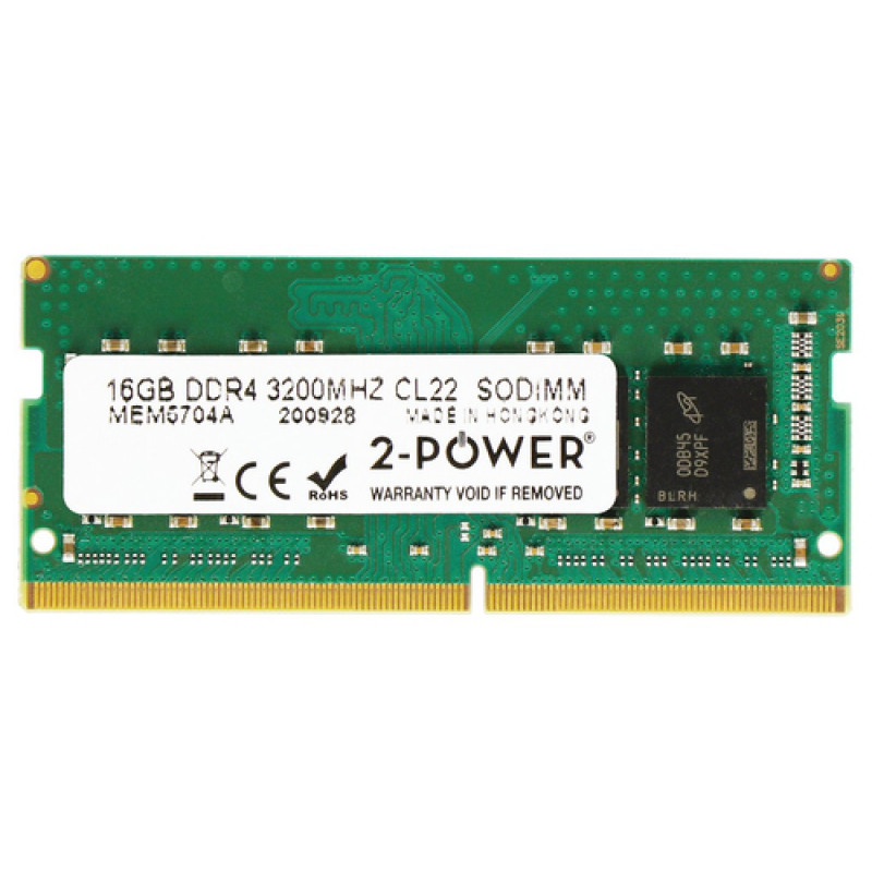 2-power 2P-1CXP8 - 16 GB - 1 x 16 GB - DDR4 - 3200 MHz