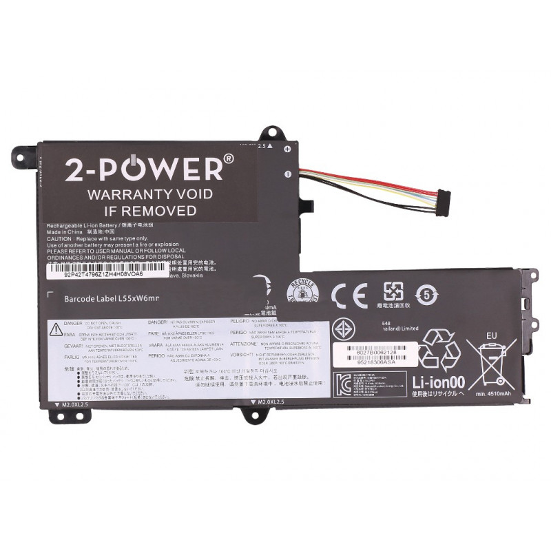 2-POWER hoofaccupack Lenovo IdeaPad 330S-14IKB 81F4 - batterij - 46 mAh (2P-35051365)