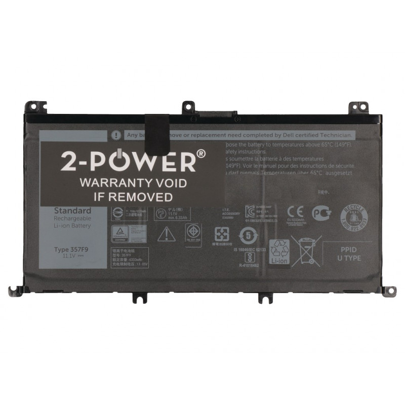 2-power 2P-357F9 - accu - batterij 7.200 mAh 11,4 V