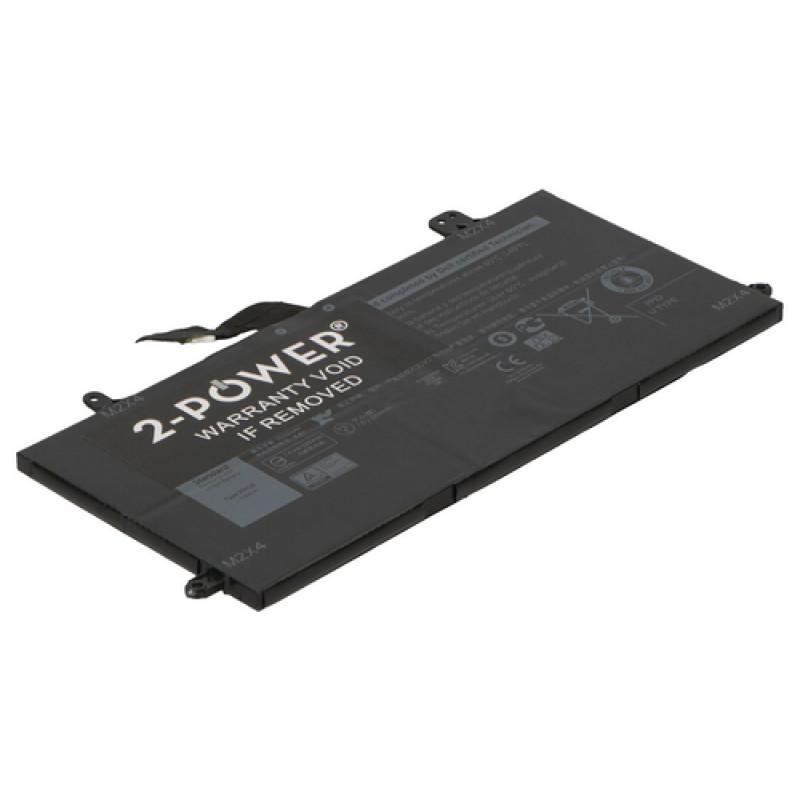 2-power 2P-5JT8G - 4800 mAh - 7,6 V - 36 Wh - 350 g