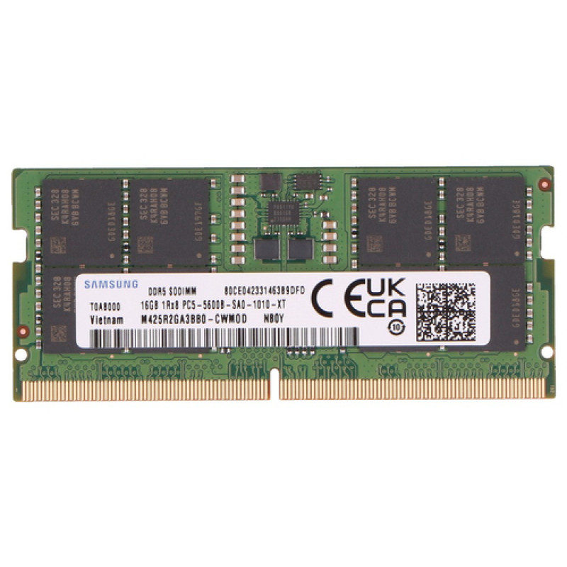 2-Power 16GB DDR5 5600MHz CL40 SoDIMM (2P-5M30Z71796)