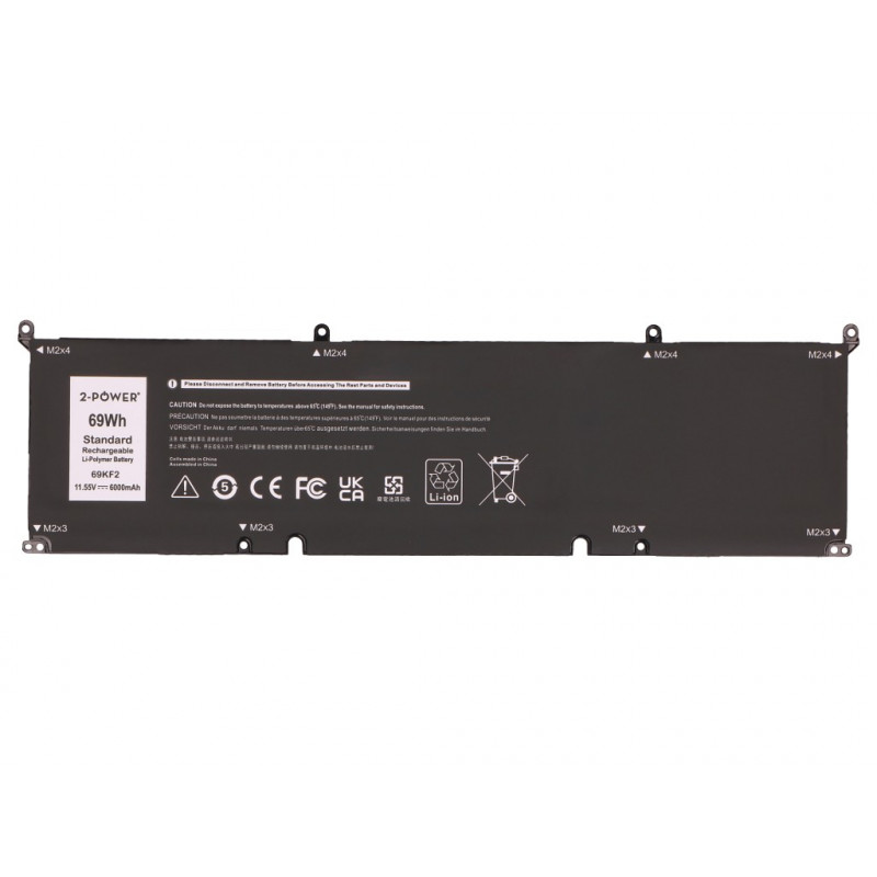 2-Power hoofaccu Dell Precision 5550 - batterij - 69 mAh (2P-70N2F)