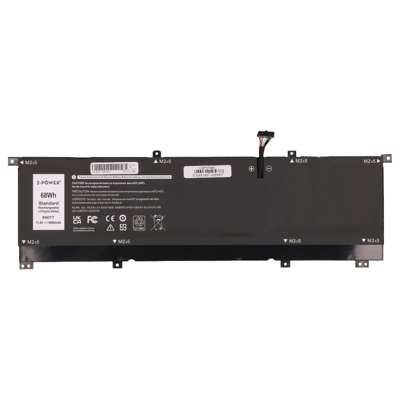2-Power hoofaccu Dell XPS 15 9575 2-in-1 - batterij - 68 mAh (2P-8N0T7)