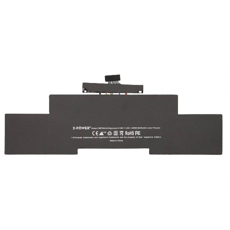 2-power 2P-A1494 - accu - Apple MacBook Pro 15 A1398 Late 2013 (EMC2674 - EMC2745) - Mid 2014 (EMC 2876 - EMC2861)