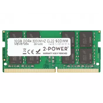 2-power 2P-AB120716 - 32 GB - 1 x 32 GB - DDR4 - 3200 MHz