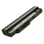 2-power hoofaccupack MSI Wind U100 zwart - batterij - 4.400 mAh (2P-B-5146)