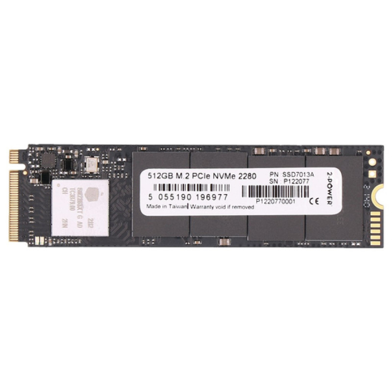 2-power 512GB M.2 PCIe NVMe 2280 - Controller - m.2 NVMe (2P-CT500P3SSD8)