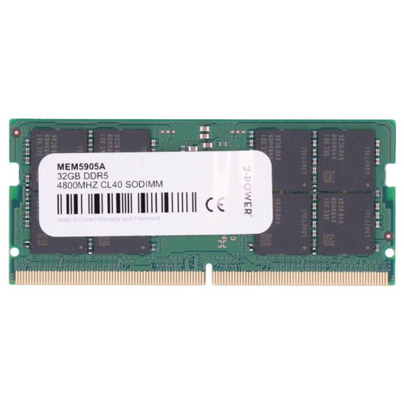 2-power CL40 SoDIMM - 32 GB - DDR5 (2P-KVR48S40BD8-32)