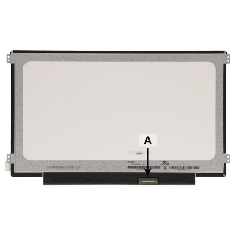 2-power 11,6 inch HD IPS mat met linker/rechter montagenokken (2P-KM88W)