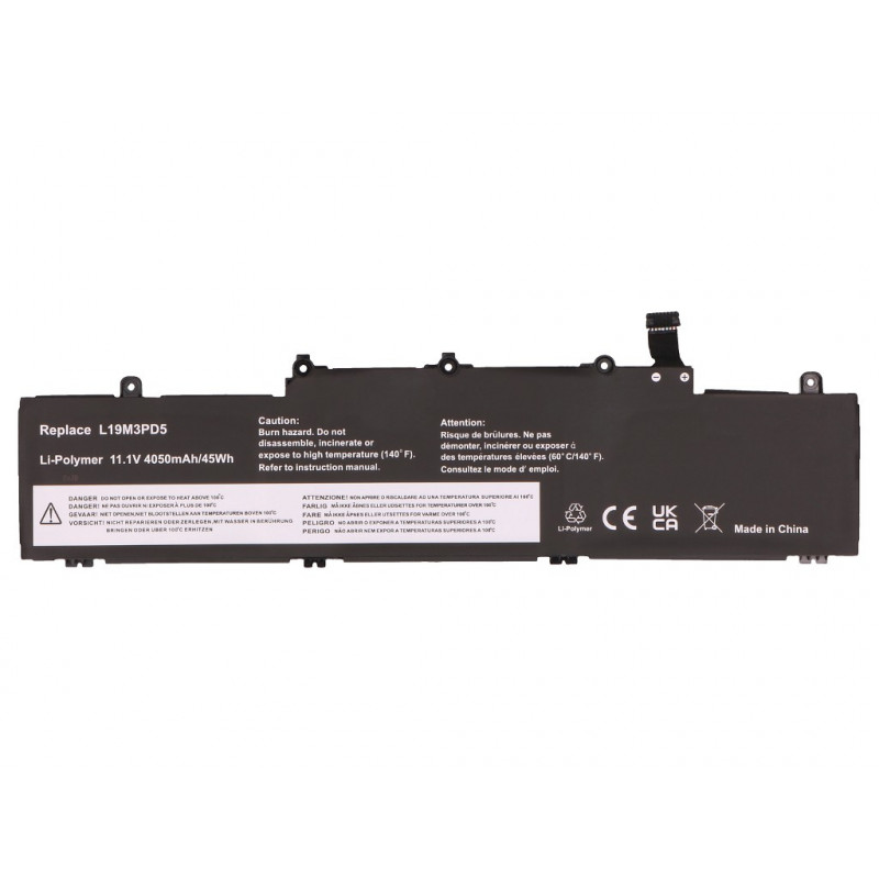 2-power hoofaccupack Lenovo ThinkPad E15 Gen 2 - batterij - 45 mAh (2P-L19C3PD5)