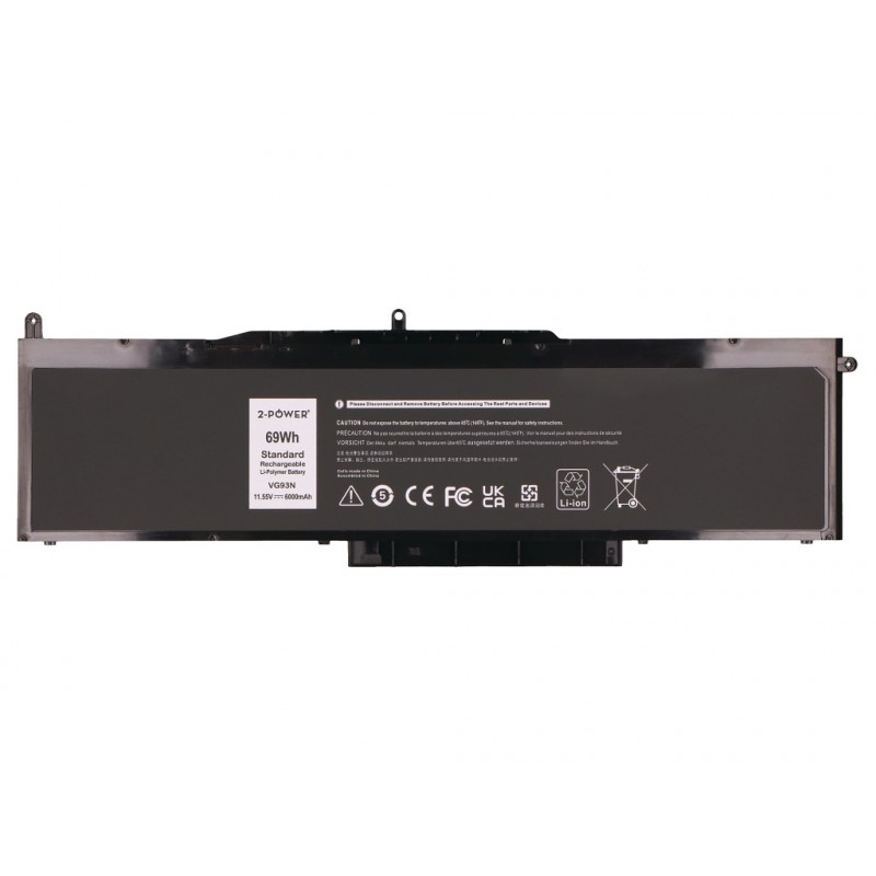 2-Power hoofaccu Dell Precision 3520 - batterij - 69 mAh (2P-NY5PG)