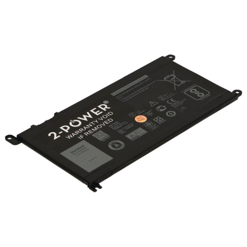 2-Power hoofaccupack Dell Inspiron 13 5378 2-in-1 - batterij - 3.400 mAh (2P-T2JX4)