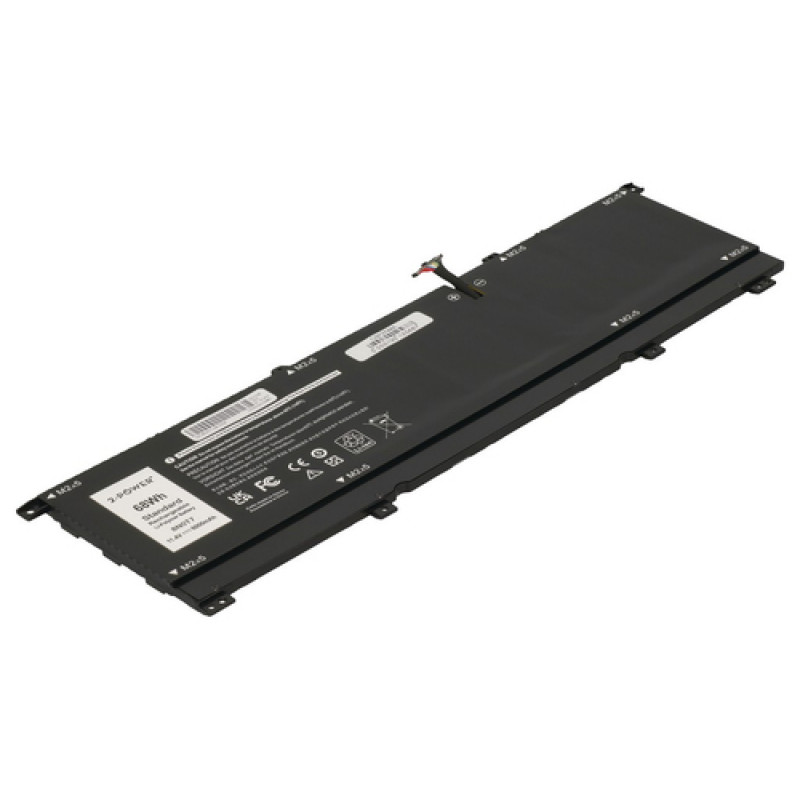 2-Power hoofaccupack Dell XPS 15 9575 2-in-1 - batterij - 68 Wh (2P-TMFYT)
