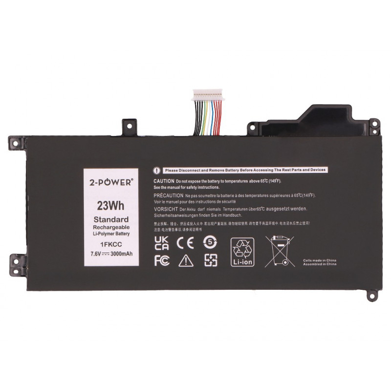 2-Power hoofaccupack - batterij - 3.000 mAh (2P-T5H6P)