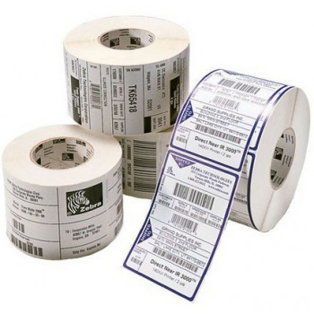 Zebra Z-Perform 1000T - wit - papier - permanent - rechthoekig