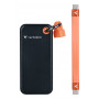 Verbatim 32418 Pocket SSD, 256 GB, USB Type-C, USB 3.2 Gen 2, 1000 MB/s, zwart/oranje