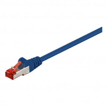 Goobay CAT 6 S/FTP CU 3m blauw