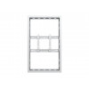 M PRO SERIES - behuizing 43 wand klein wit