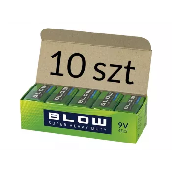 Batterij 9V 6F22 Super Heavy Duty 10 stuks