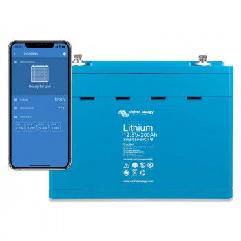 LiFePO4-accu 12,8V/200Ah - Smart