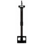 Zebra houder, telescoop, verstelbaar 72 -138, plafondmontage, VESA, zwart