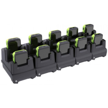 Zebra 10-slot Charge-Only cradle - polsmontage-laadstation