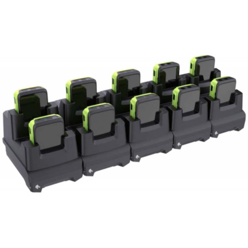 Zebra 10-slot Charge-Only cradle - polsmontage-laadstation