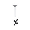 Ergonomic Solutions telescoop-plafondsteun voor beeldschermen tot 75 inch, VESA 200