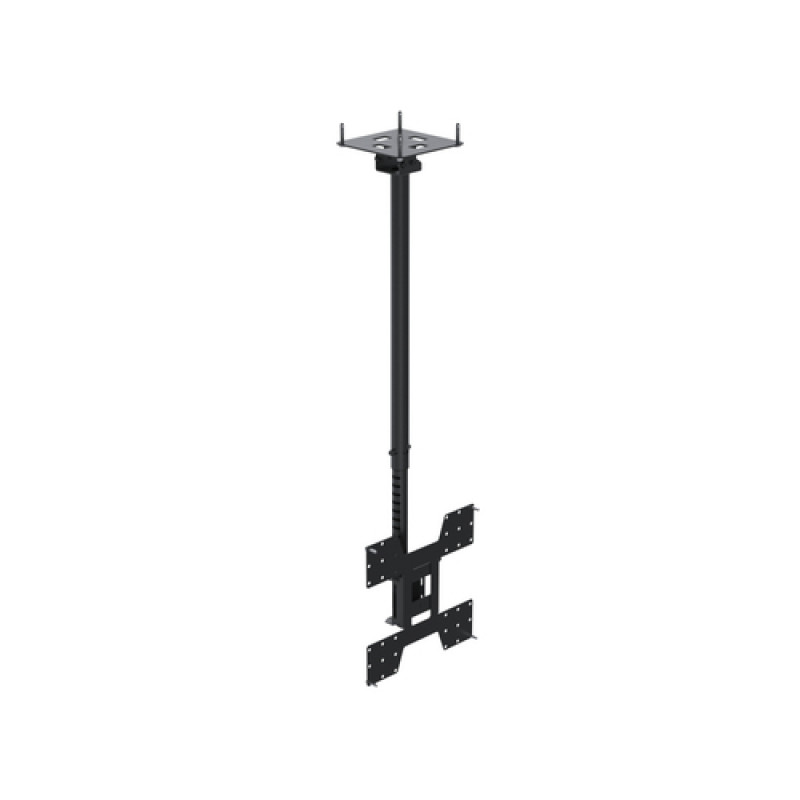 Ergonomic Solutions telescoop-plafondsteun voor beeldschermen tot 75 inch, VESA 200