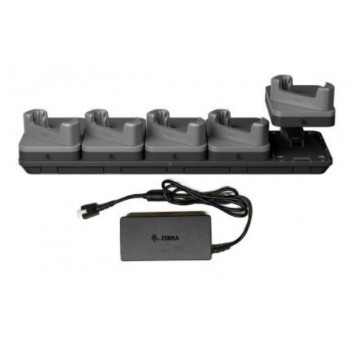 Zebra handheld-laadstation - voor apparaten zonder robuuste behuizing - uitgangsaansluitingen: 5 - 48,3 cm (19 inch)