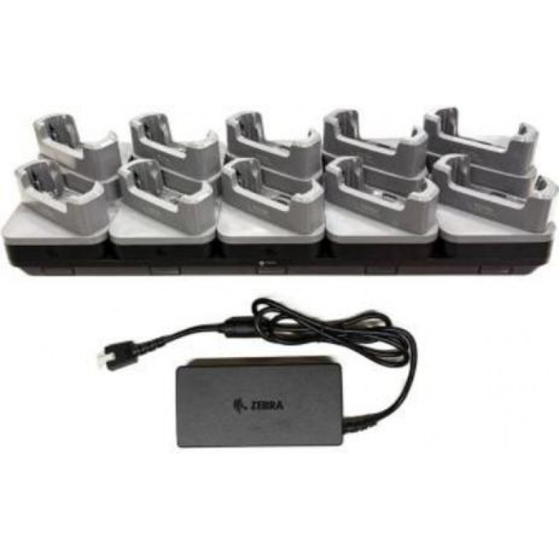 Zebra handheld-laadstation - uitgangsaansluitingen: 10 - 48,3 cm (19 inch)