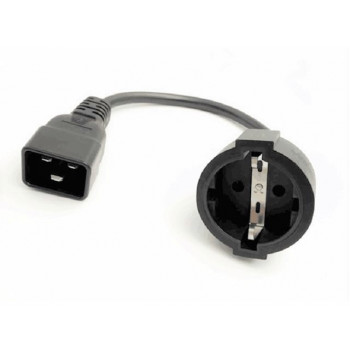 APC EPDU stroomkabel, Schuko naar C20, 0,5 m