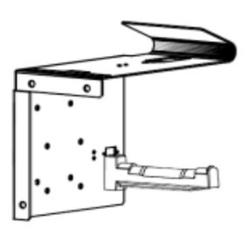Zebra rolhouder - papierrolhouder - geschikt voor wandmontage