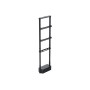 Ergonomic Solutions in-window vloerhouder ENKEL - zwart