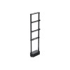 Ergonomic Solutions in-window vloerhouder ENKEL - zwart