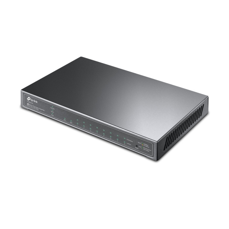 TP-LINK JetStream TL-SG2210P V3 - Switch - Smart - 8 x 10/100/1000 + 2 x SFP - Desktop - PoE (58 W)